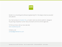 Tablet Screenshot of gardentechno.com